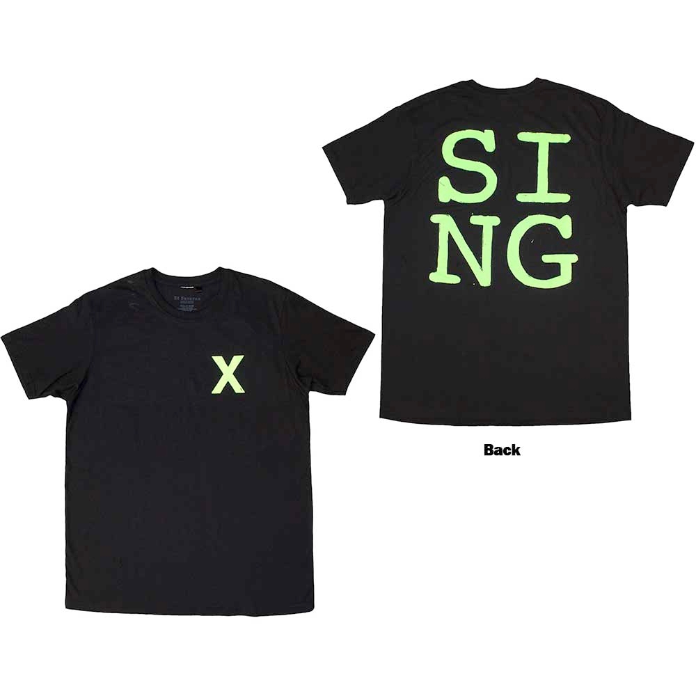Ed Sheeran - Multiply Pocket Sing Mens Tshirt - Black